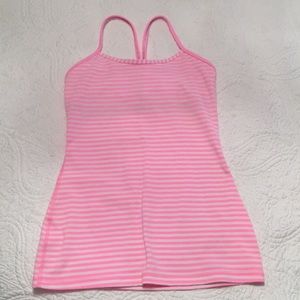 Lululemon Flow Y Tank - like new - size 4 - pink